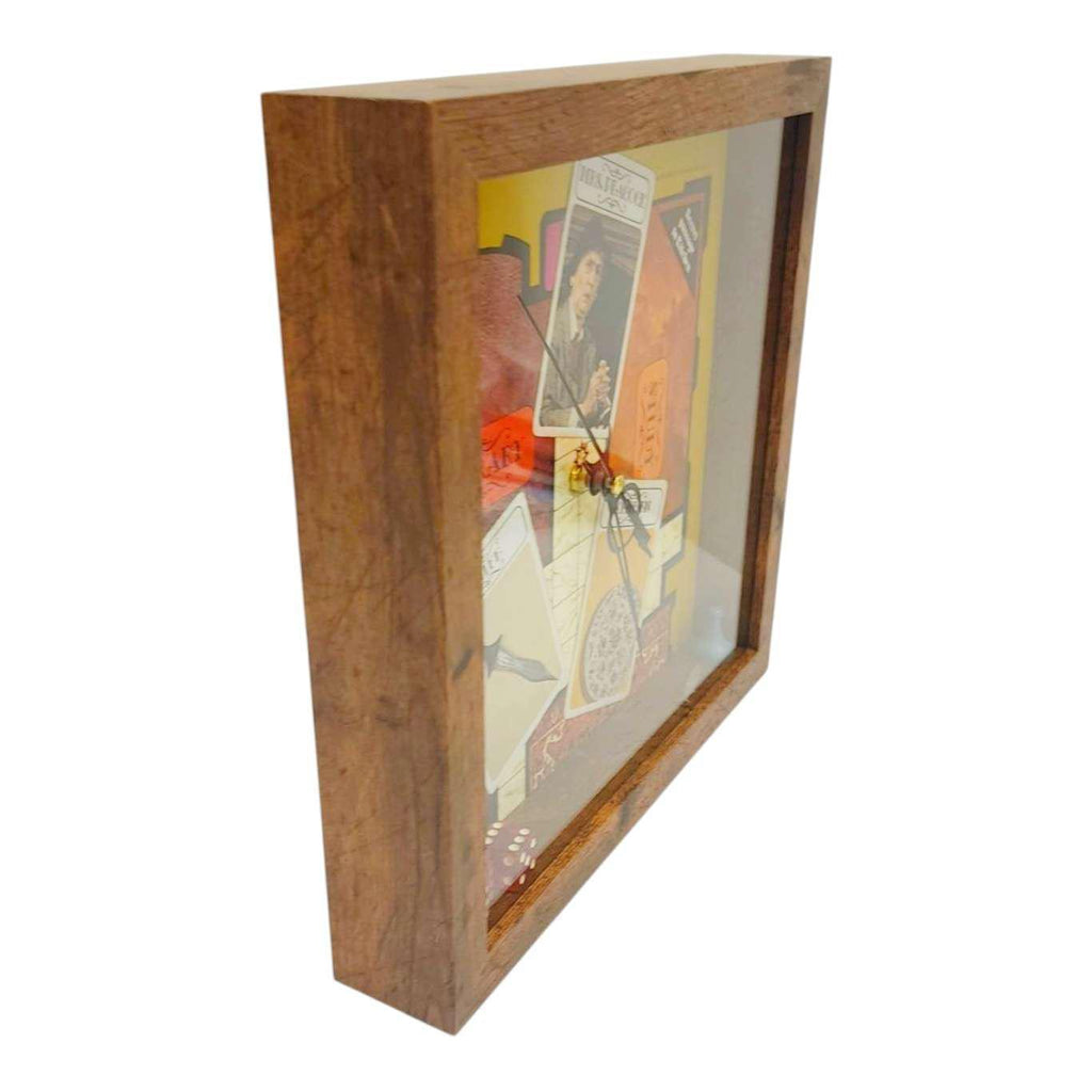 Clock - Vintage Game Board (Murder Mystery) by Crafty Earth Monkey