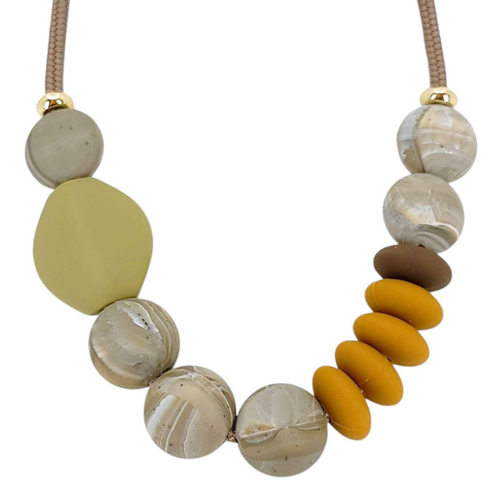 Chewable Necklace - Signature (Saddle Neutrals) by January Moon