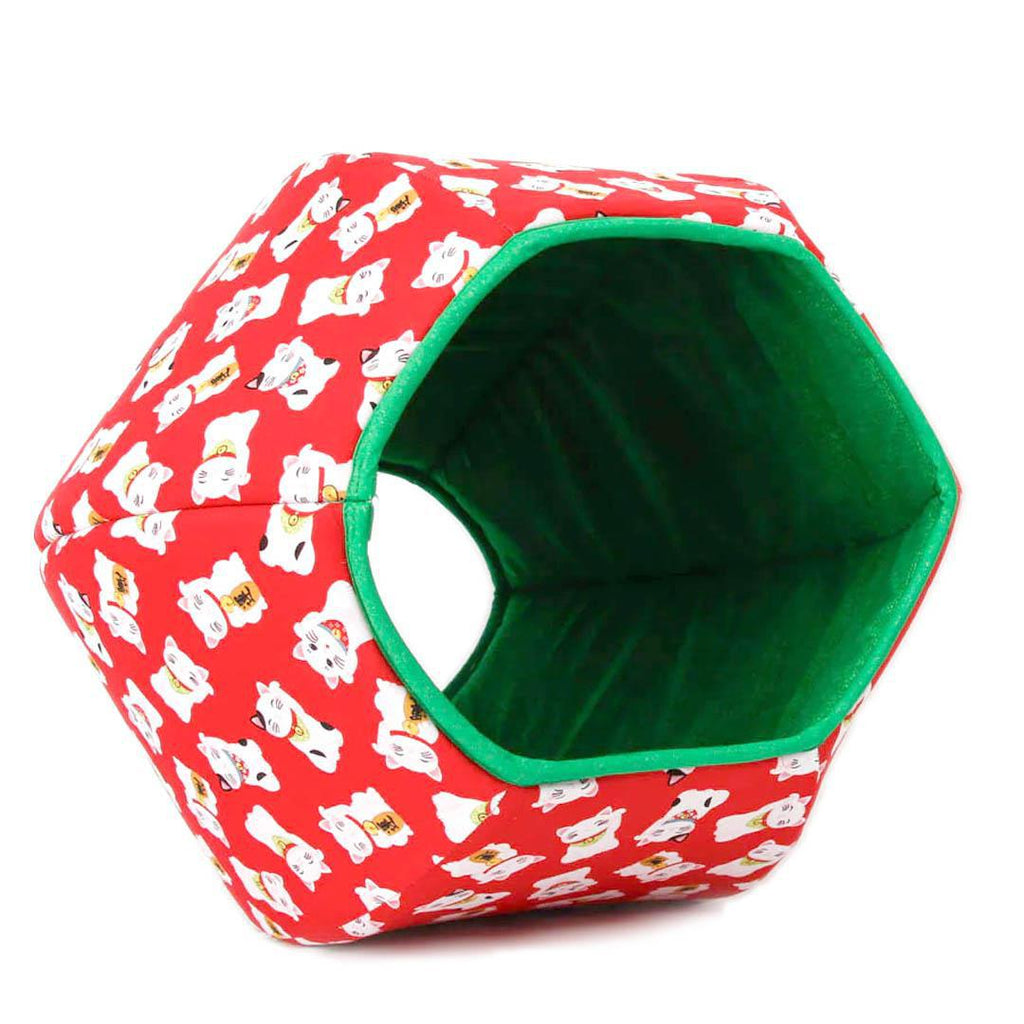 Regular The Cat Ball - Maneki Neko Red with Green Lining by The Cat Ball