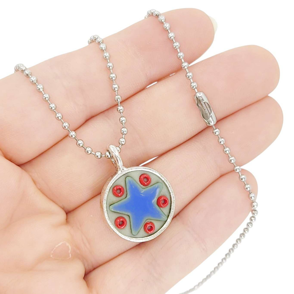 Necklace - Star Baby (Blue Stars) by XV Studios