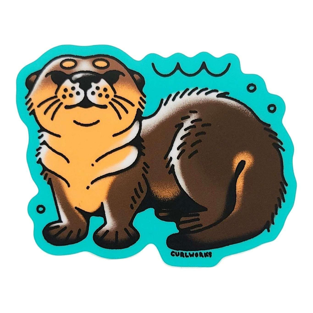 Sticker - Otter by Curlworks