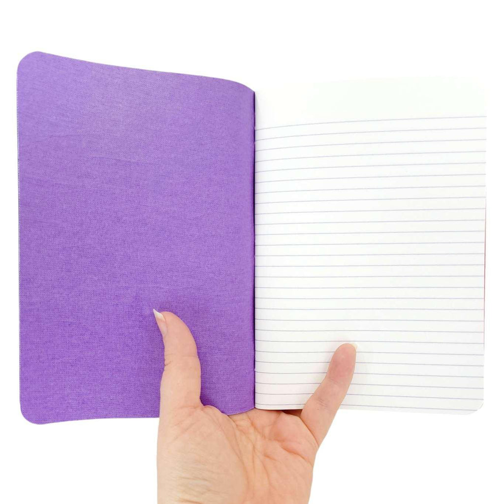 Journal - Purple Mixed Paper Notebook (Large or Small) by Original Brooks