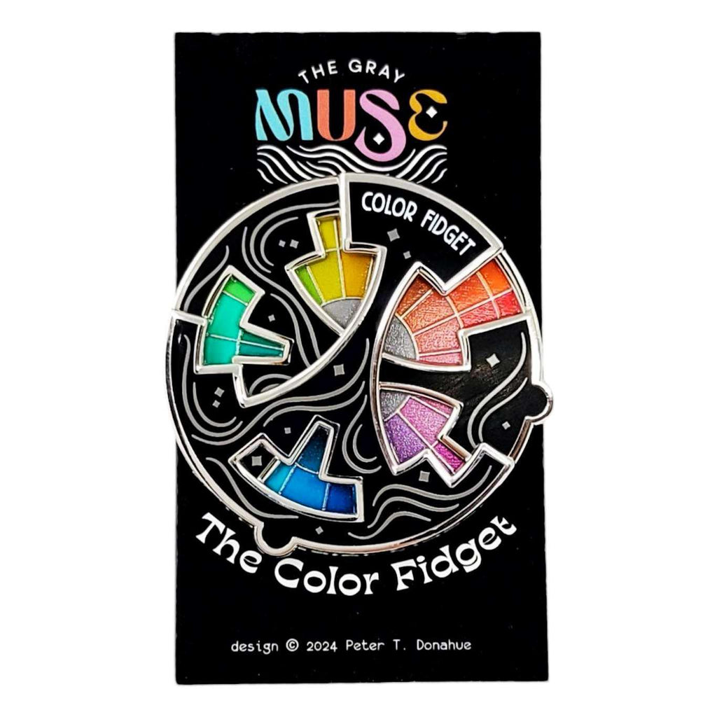 Magnet - Color Fidget© Interactive Spinner Needle Minder (Last Ones!) by The Gray Muse