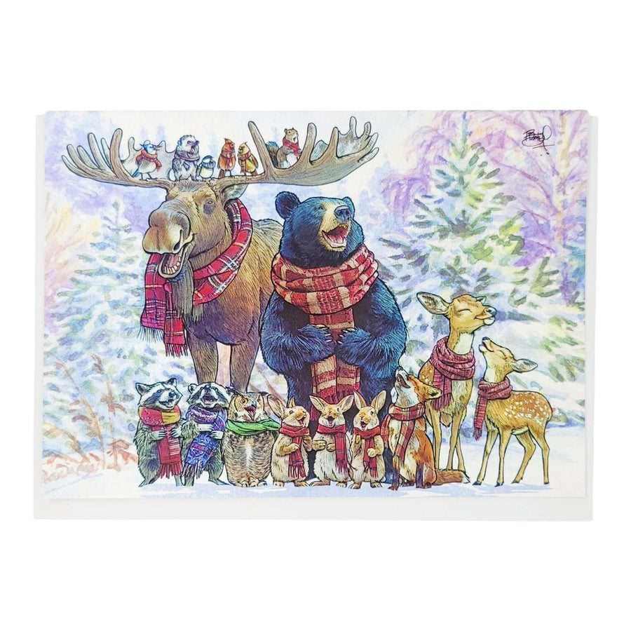 Card - Holiday - Critter Carols (Wassail) by Shawn Braley, image 1 of 2