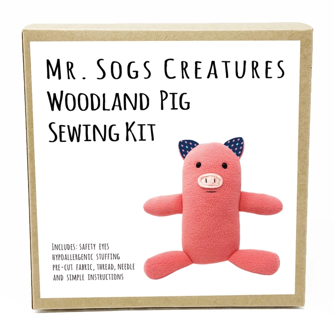DIY Kit - Woodland Creature (Pig) by Mr. Sogs