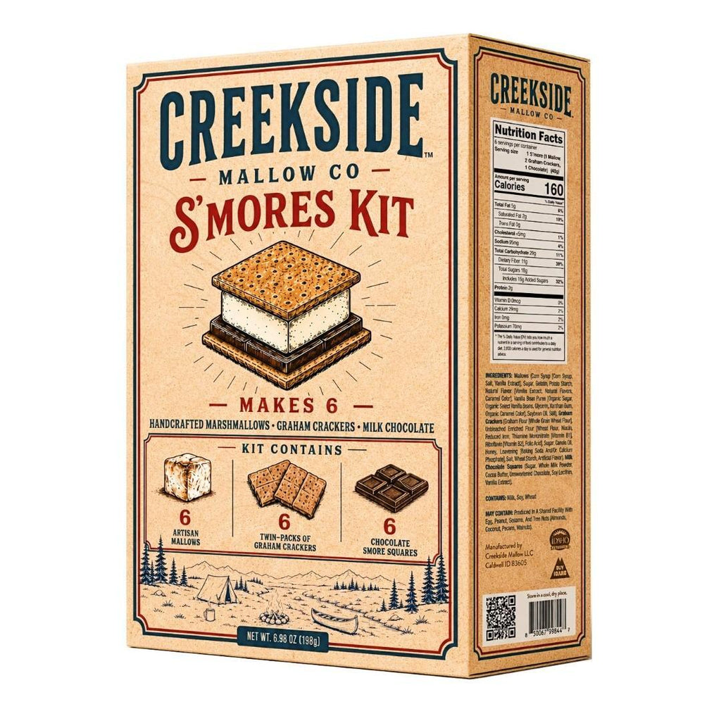 DIY Kit - S’mores (6 Servings) by Creekside Mallow Co.