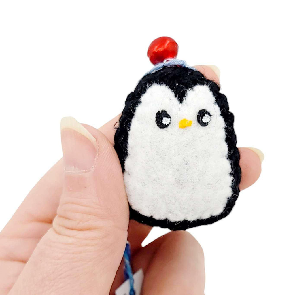 Ornament - Penguin with Bell (Black) by Moyo Workshop