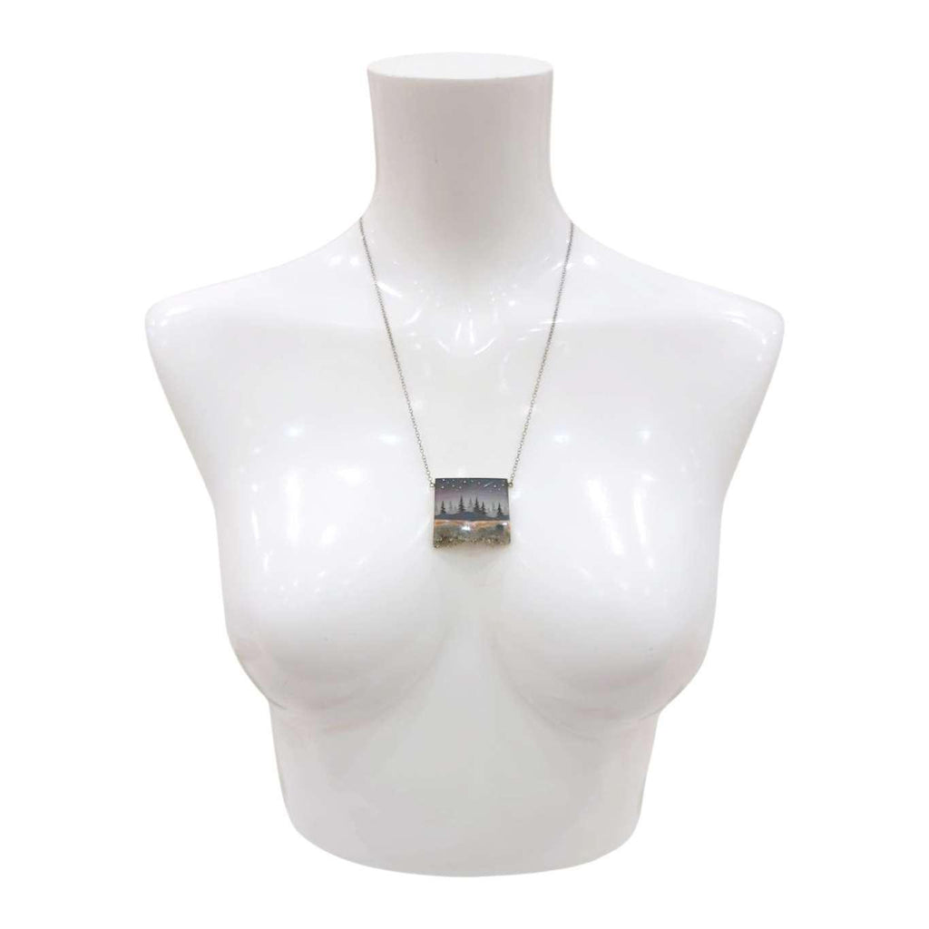 Necklace - Deep Woods Crystal by Fernworks