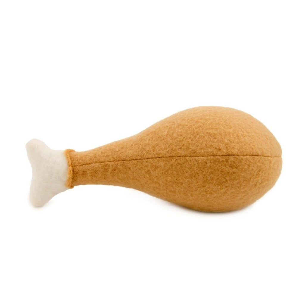 Rattle - Chicken Drumstick Plush Toy by Janie XY