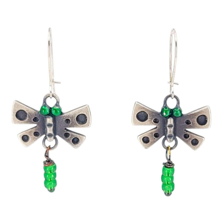 Earrings - Dragonfly (Sterling Silver) by Chickenscratch
