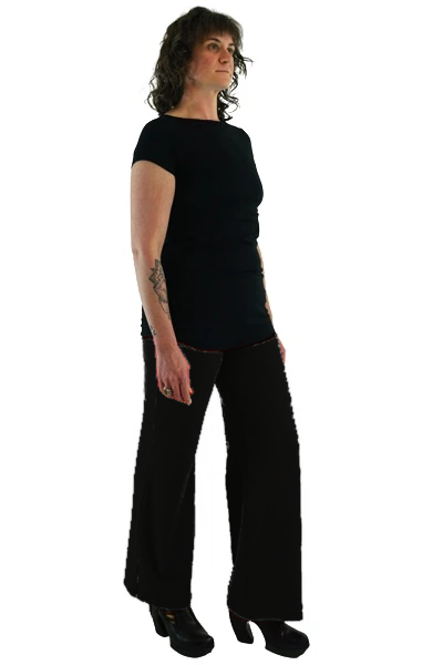 (20% Off) Pants - Jet Black Breezy Pants (Size S Only) by Texture Clothing