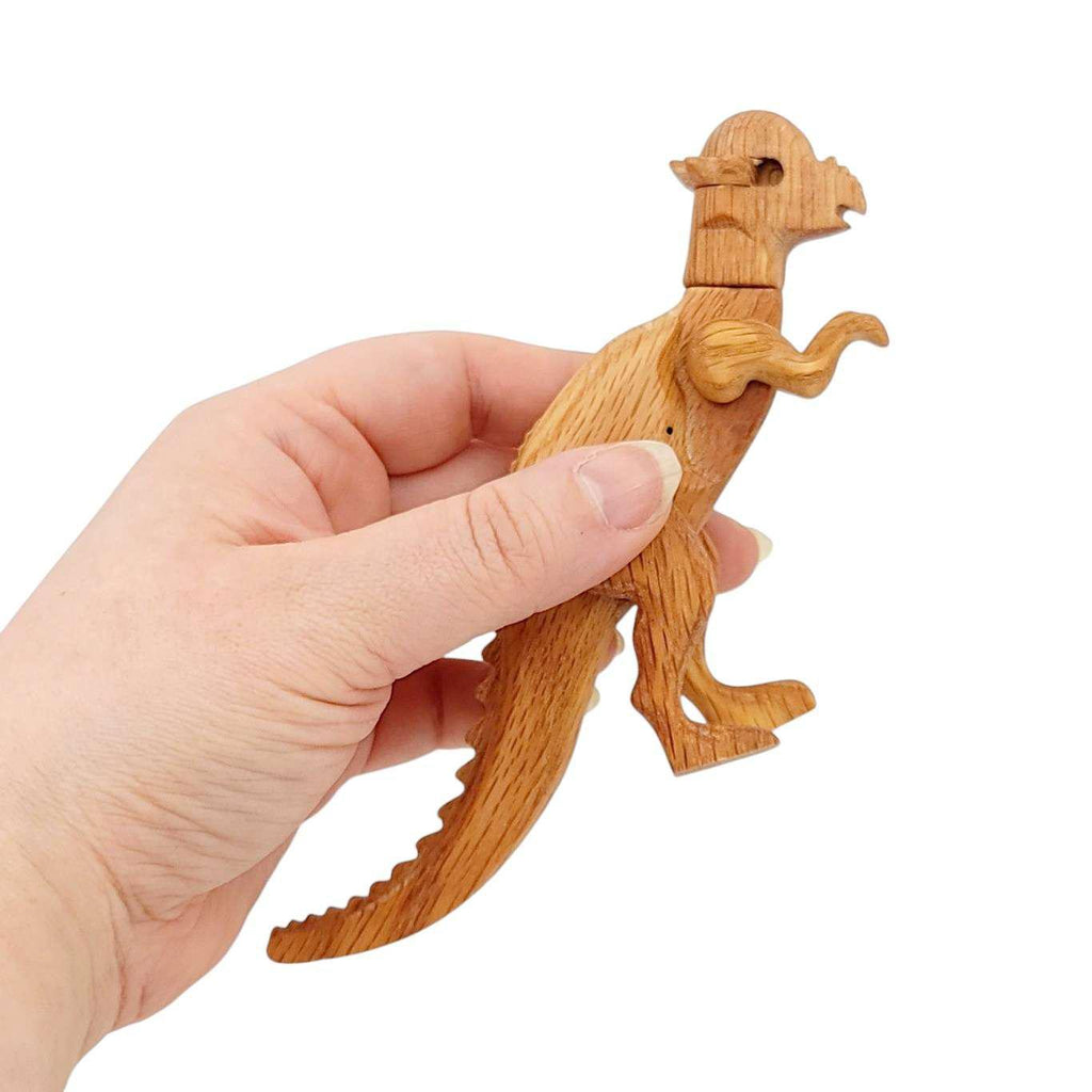 Wood Toy - Pachycephalosaurus Dinosaur with Magnetic Joints by The Serious Toy Company