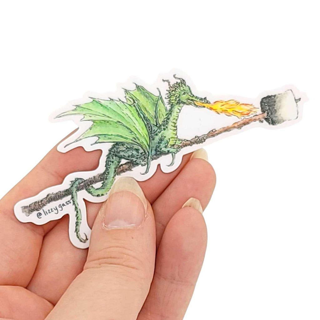 Sticker - S'mores Dragon by Lizzy Gass