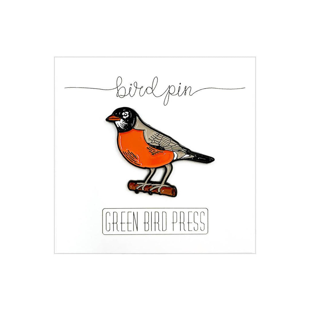 Enamel Pin - Robin by Green Bird Press