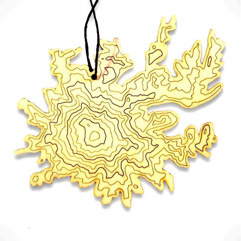 Ornament - Mt. Rainier Topography by SML