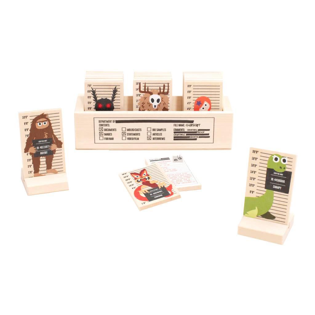 Blocks - Cryptid Case File Chip Blocks (Set of 24) by Uncle Goose