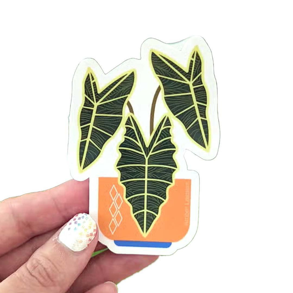 Sticker - Alocasia Amazonica by Amber Leaders Designs