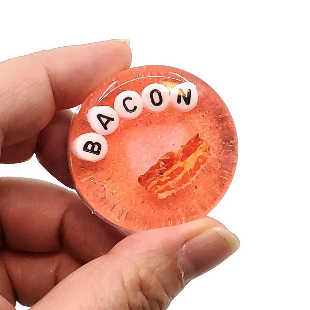 Shower Art - Mini - Bacon - Bacon (Coral Pink) by Ugly Baby