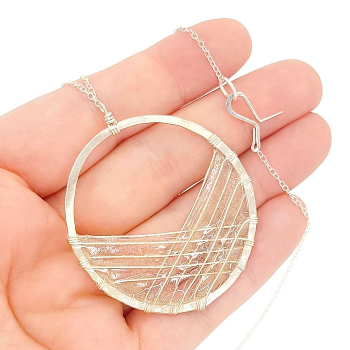 Necklace - Silver Bird's Nest (Ivory) by Verso