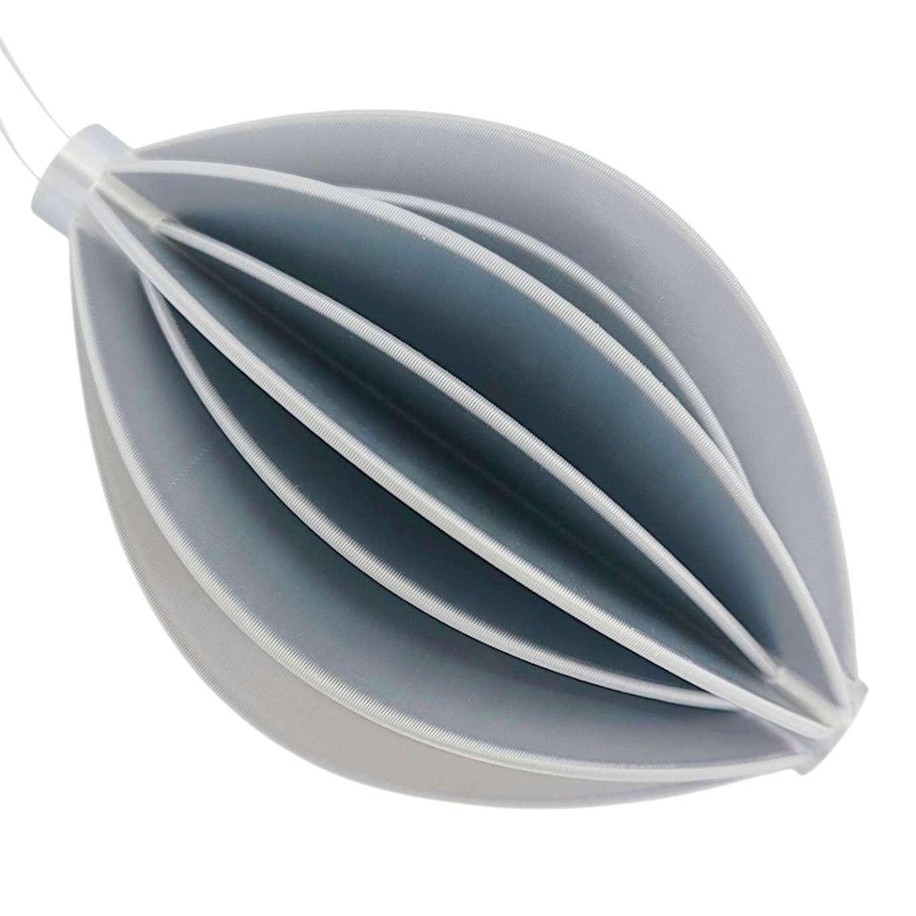 Ornament - Silver (Assorted Styles) by Rosebud Homegoods