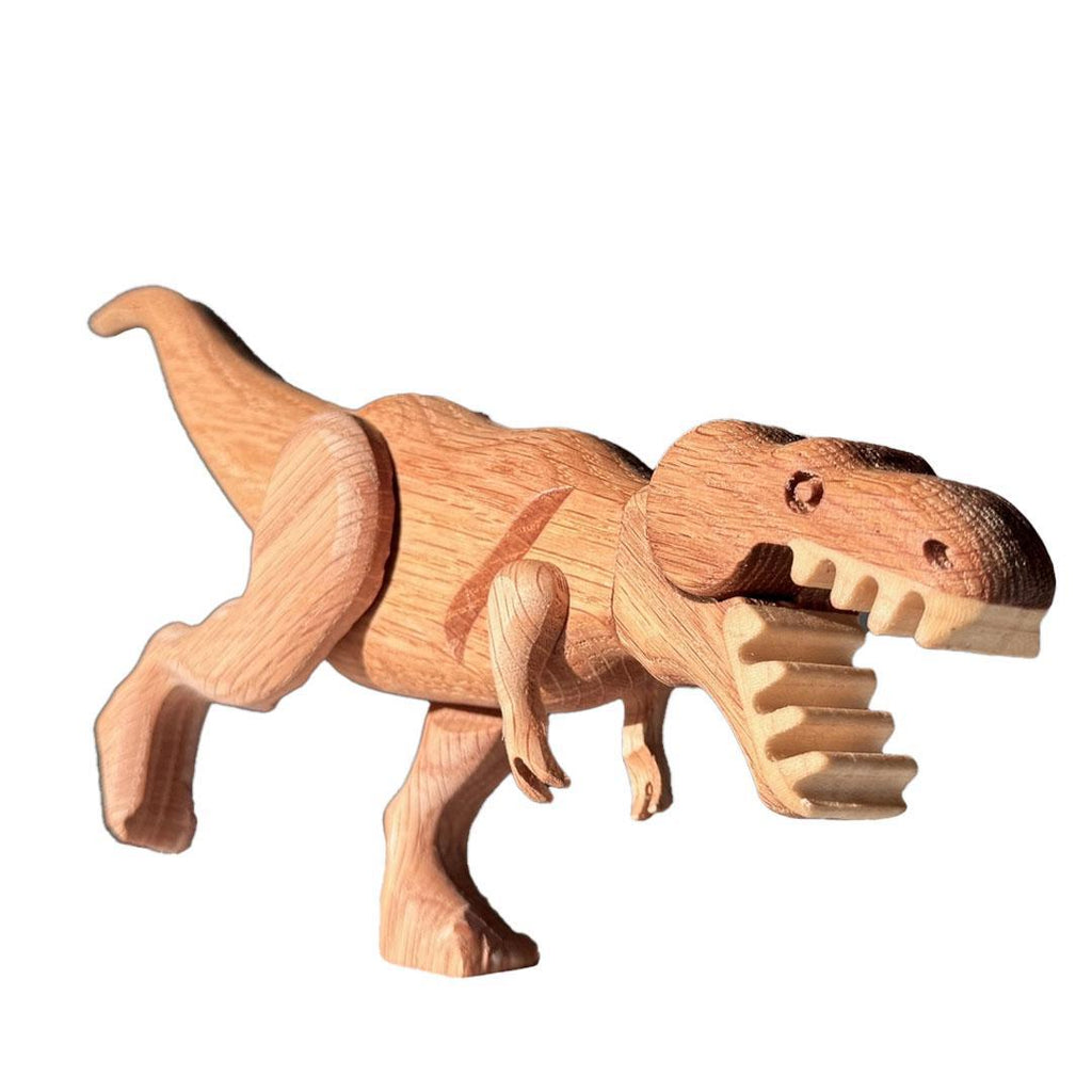 Wood Toy - Tyrannosaurus Dinosaur with Magnetic Joints by The Serious Toy Company