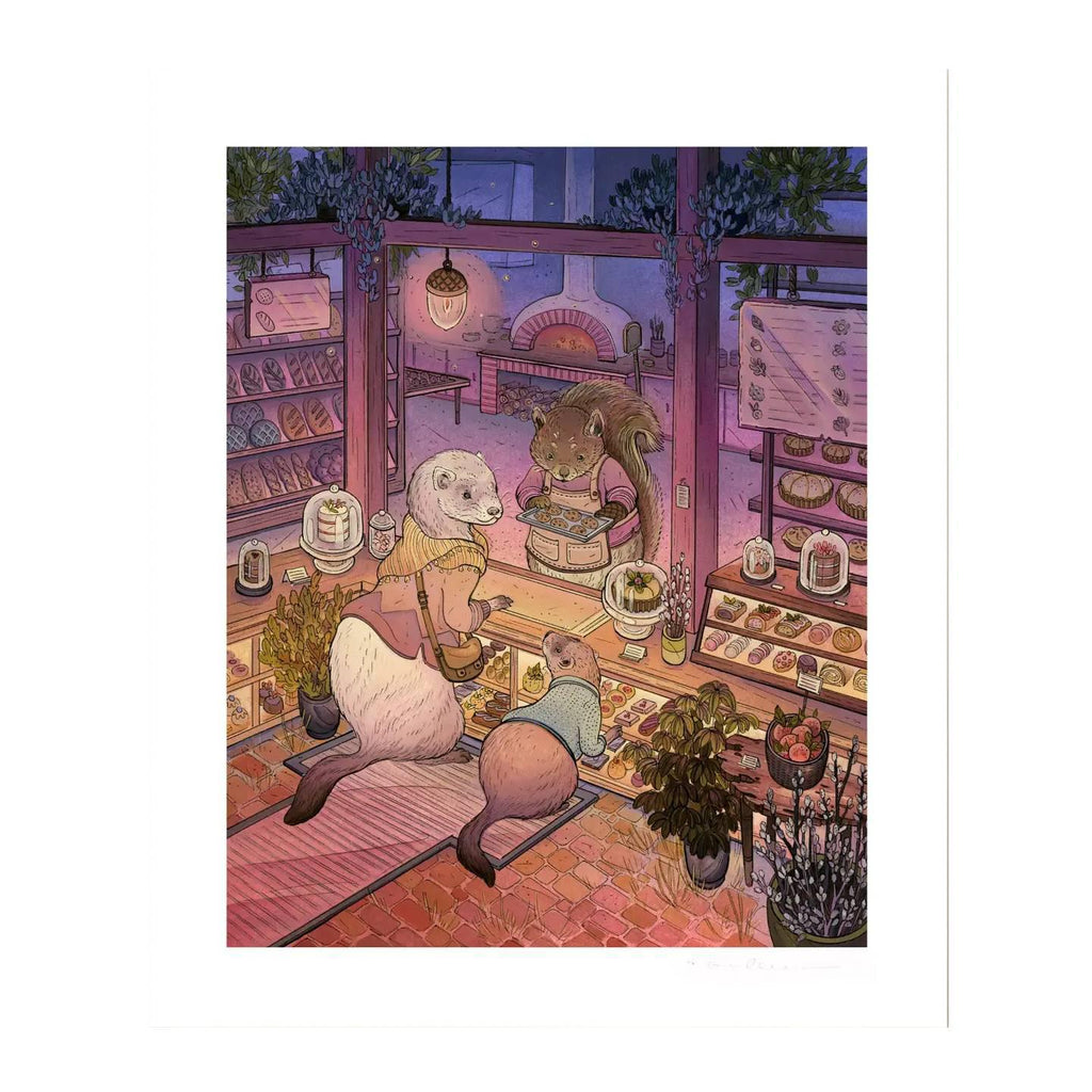 Art Print - 10x12in - Baker's Den by Nimasprout