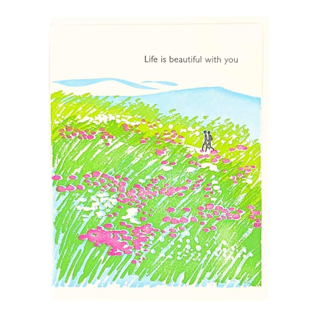 Card - Love and Friends - Life Is Beautiful With You by Ilee Papergoods