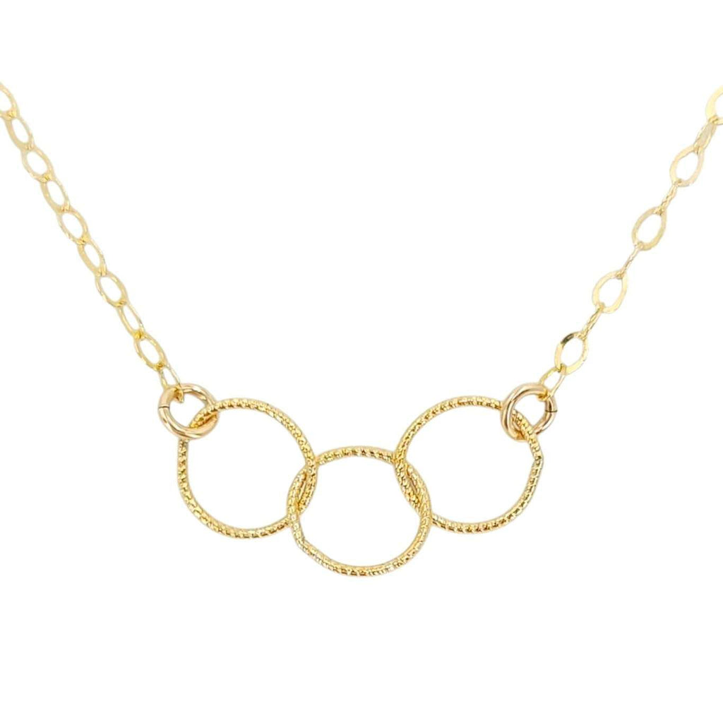 Necklace - Trio (14k Yellow Gold Fill) by Foamy Wader