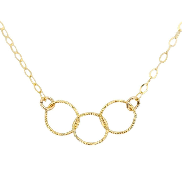 Necklace - Trio (14k Yellow Gold Fill) by Foamy Wader