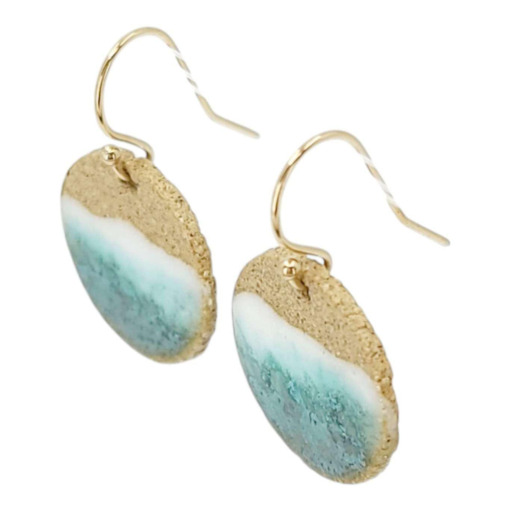 (20% Off) Earrings - Drops - Simple Kailua Circle by Almeda Jewelry