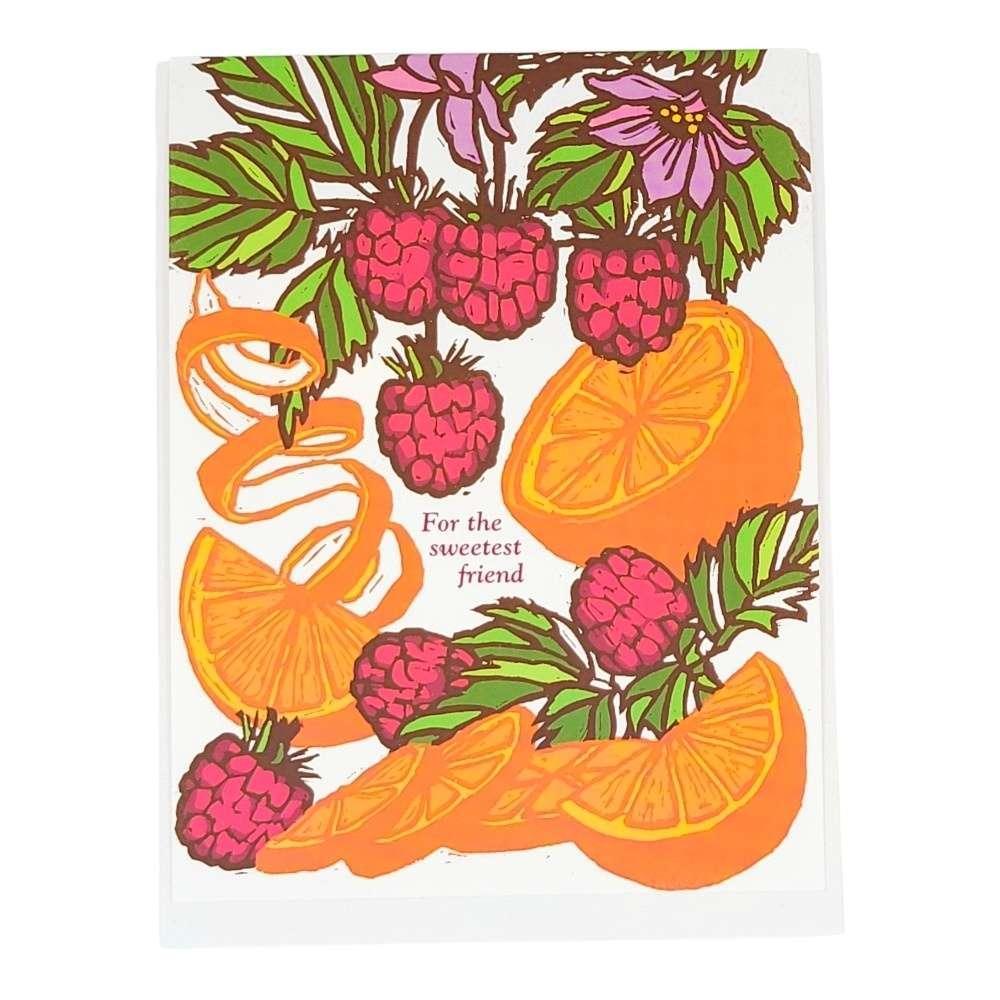 Card - Friendship - For the Sweetest Friend by Little Green