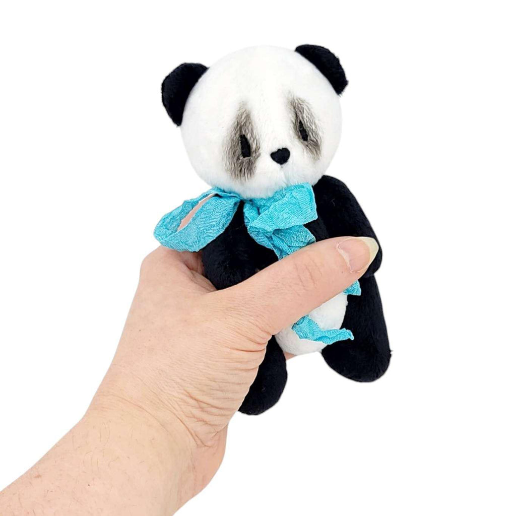 Plush - Panda with Blue Scarf by Frank and Bubby