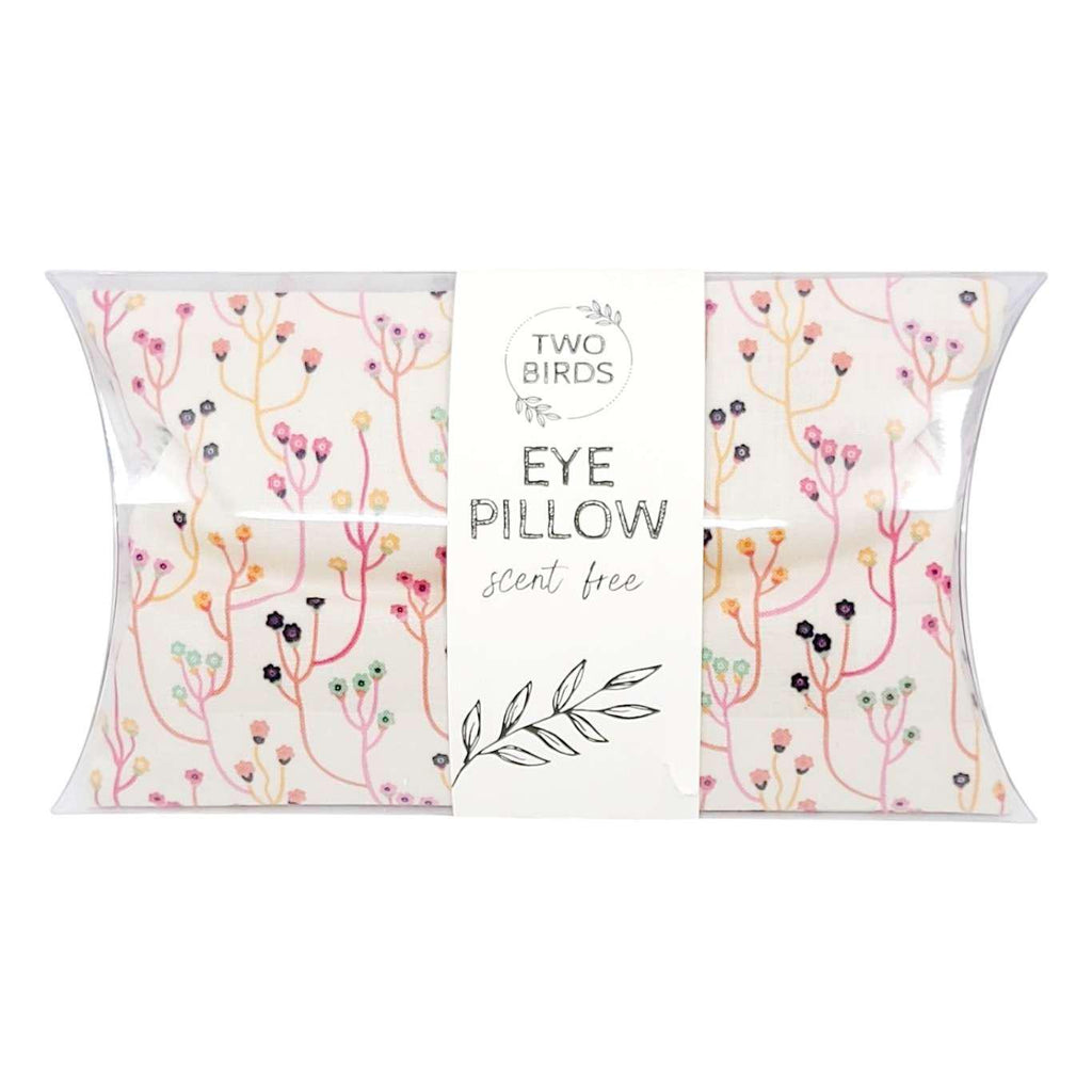 Eye Pillow - Upward Floral (Lavender or Scent Free) by Two Birds Eco Shop