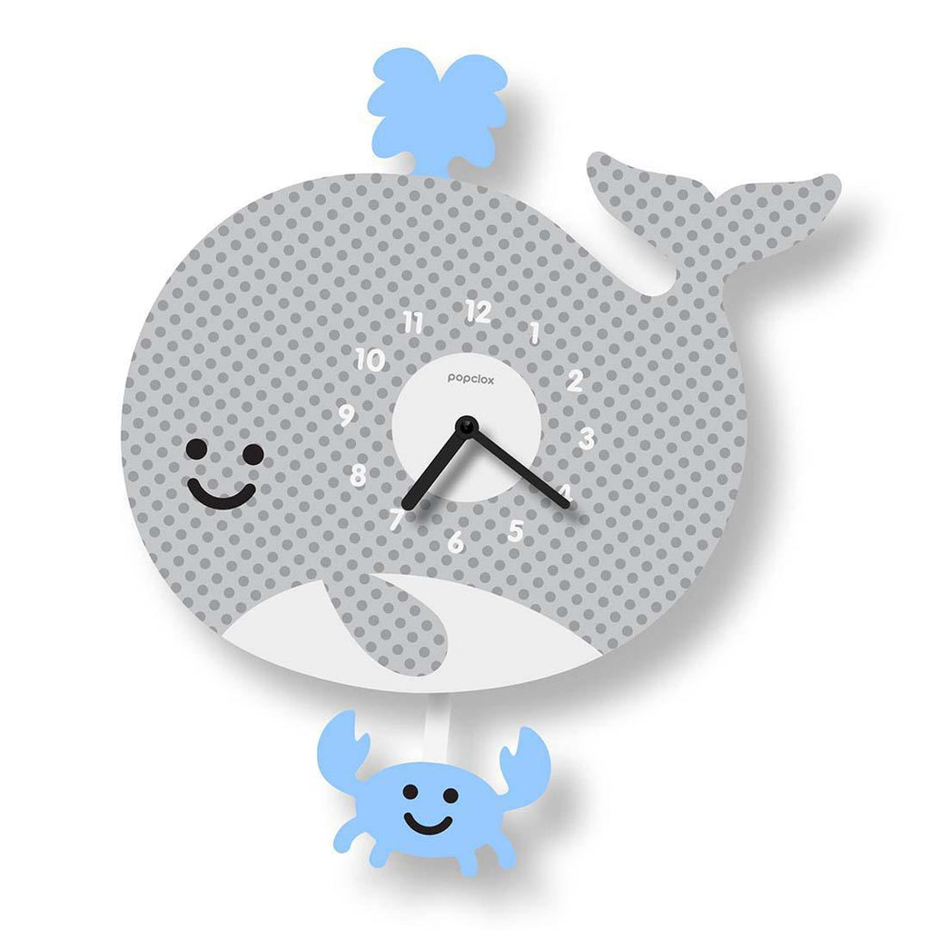 Acrylic Clock - Whale Pendulum by Popclox