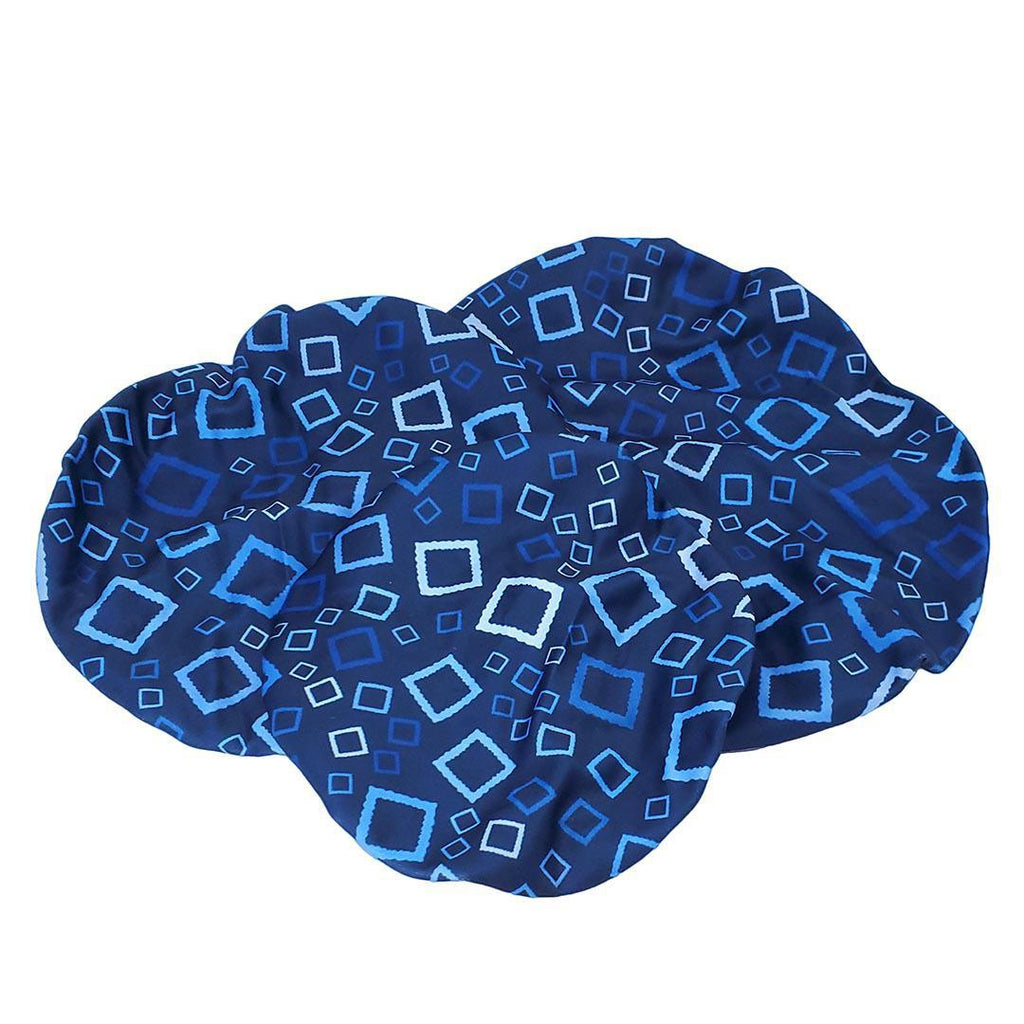 Bowl Covers - The Blues Set of 3 by Semi-Sustainable Goods