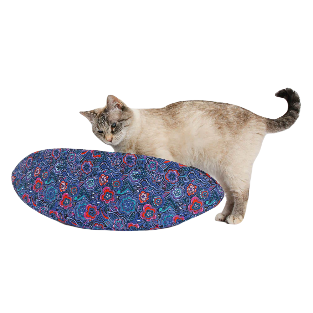 Regular The Cat Canoe - Fiesta Flowers with Blue Floral Lining by The Cat Ball