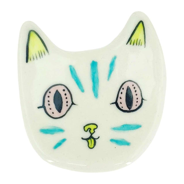 Ring Dish - Wide Eyed Little Tiger (Pink) by Erika Rier