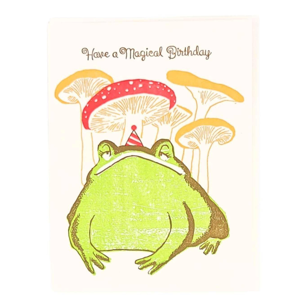Card - Birthday - Frog (named Toad) Magical Birthday by Ilee Papergoods