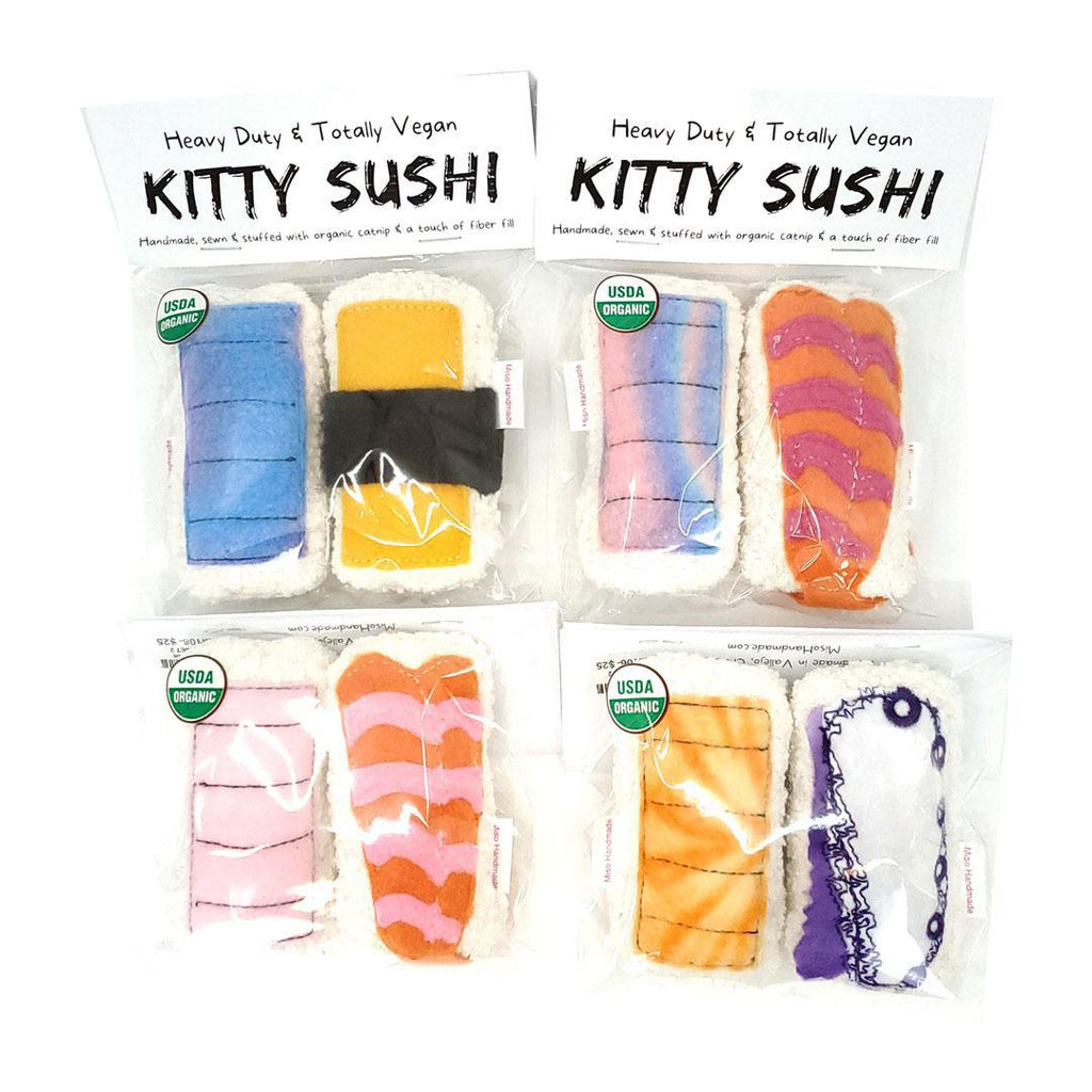 Cat Toy - Sushi (Set of 2) by Miso Handmade