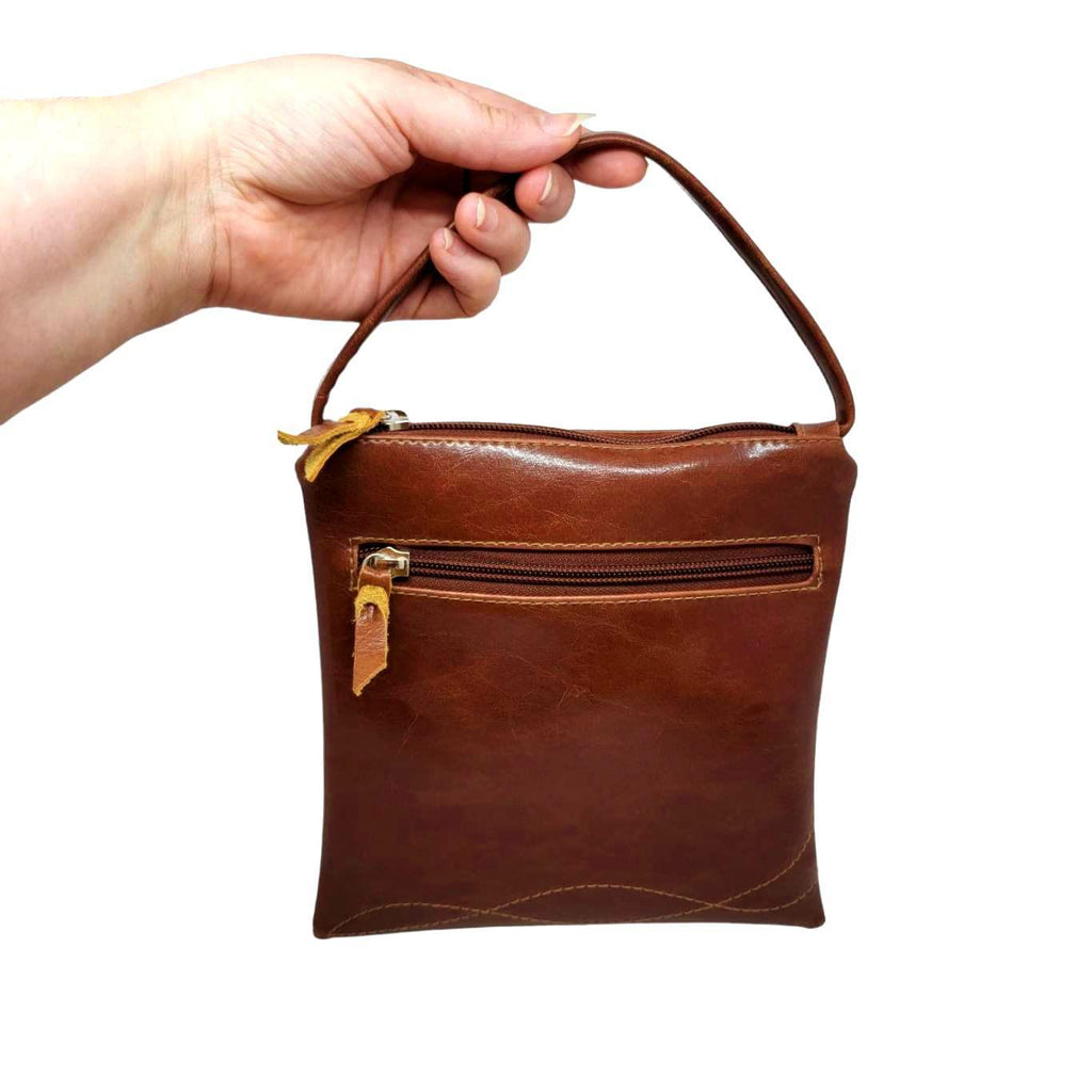 Bag - Cha Cha Tall Adjustable Small Cross Body (Ale Brown) by Crystalyn Kae