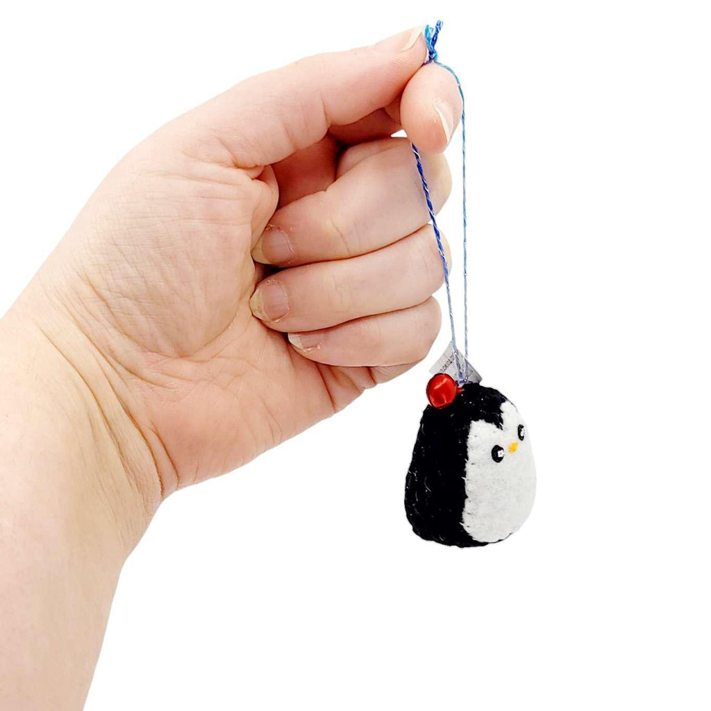 Ornament - Penguin with Bell (Black) by Moyo Workshop