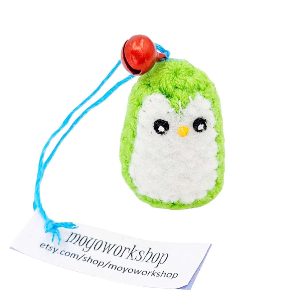 Ornament - Penguin with Bell (Green) by Moyo Workshop