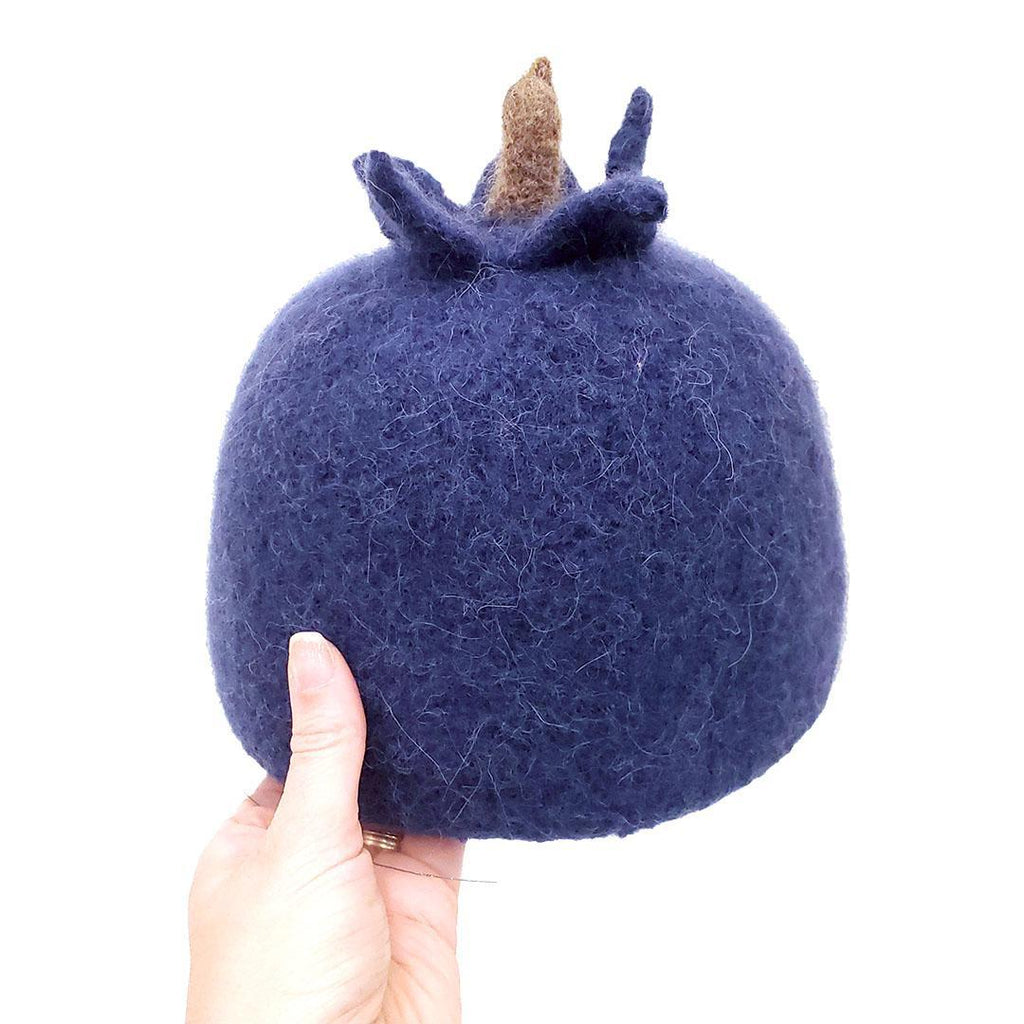 Hat - Blueberry Felted Wool Cap  (Assorted Sizes) by Snooter-doots