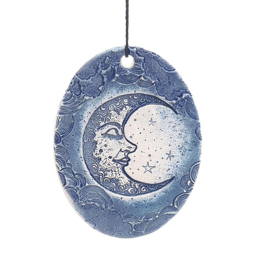 Ornament - Crescent Moon Clay Ornament by Walton Clay Studio