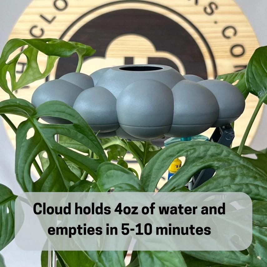 Plant Waterer - Stormy Gray Dripping Rain Cloud by The Cloud Makers