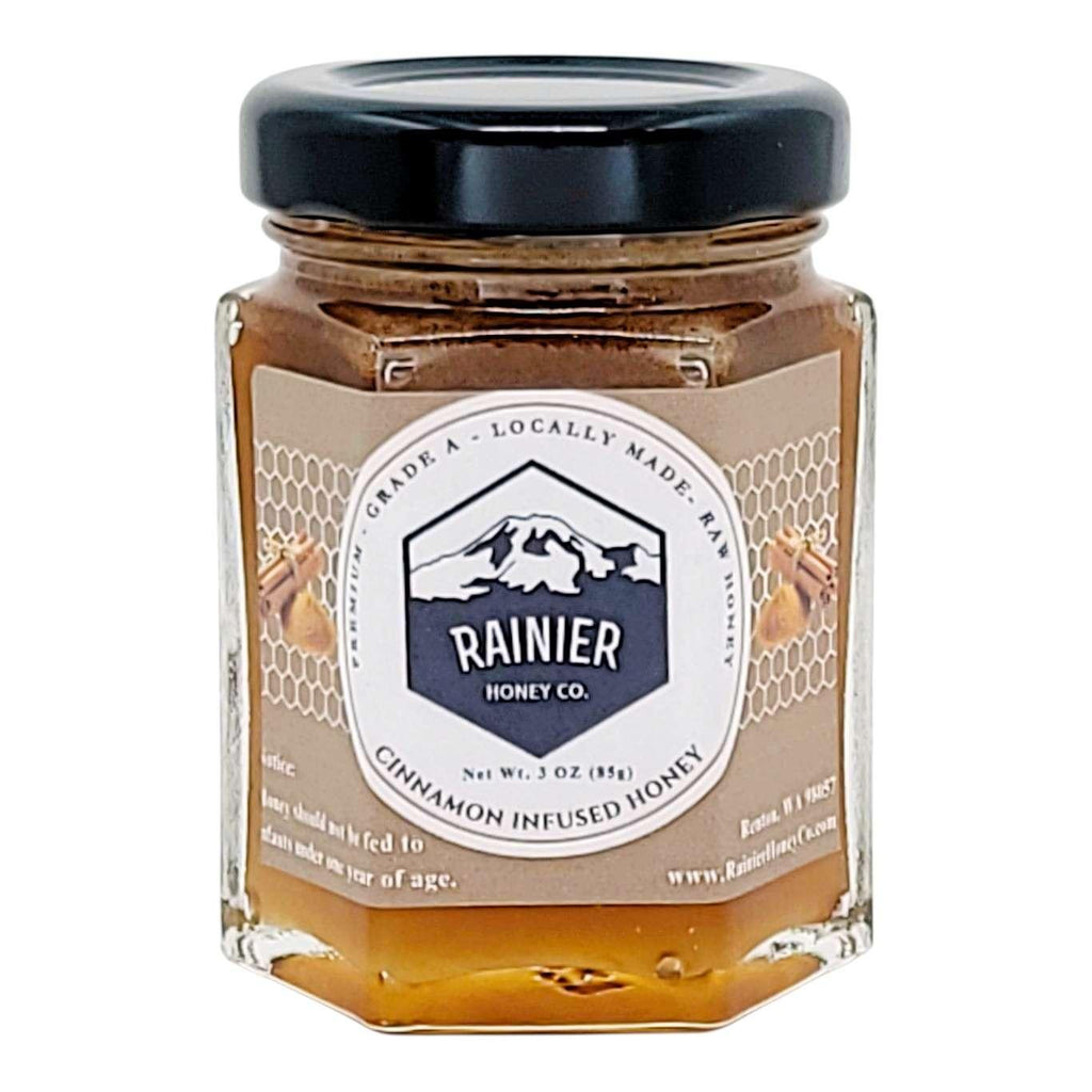 Honey - 3 oz - Cinnamon Infused Honey by Rainier Honey Co