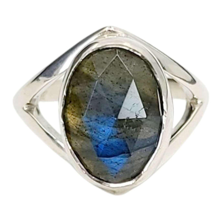 Ring - Size 7 - Cleo (Labradorite, Sterling Silver) by Corey Egan