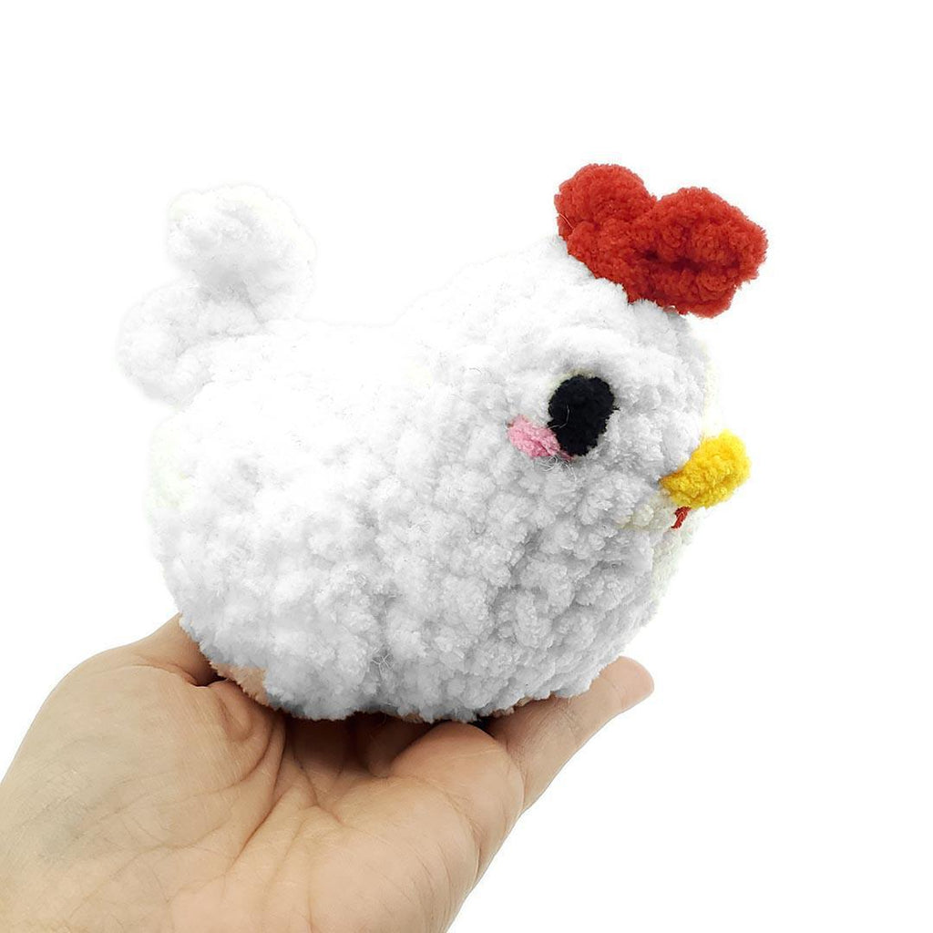 Plush Toy - Lil’ Hen (White) by Crittercrafts