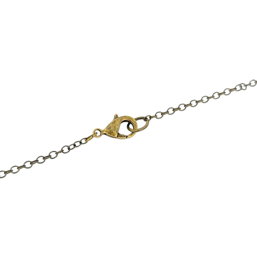 Necklace - Jasper Moons Crystal (Gunmetal) by Fernworks, image 5 of 7