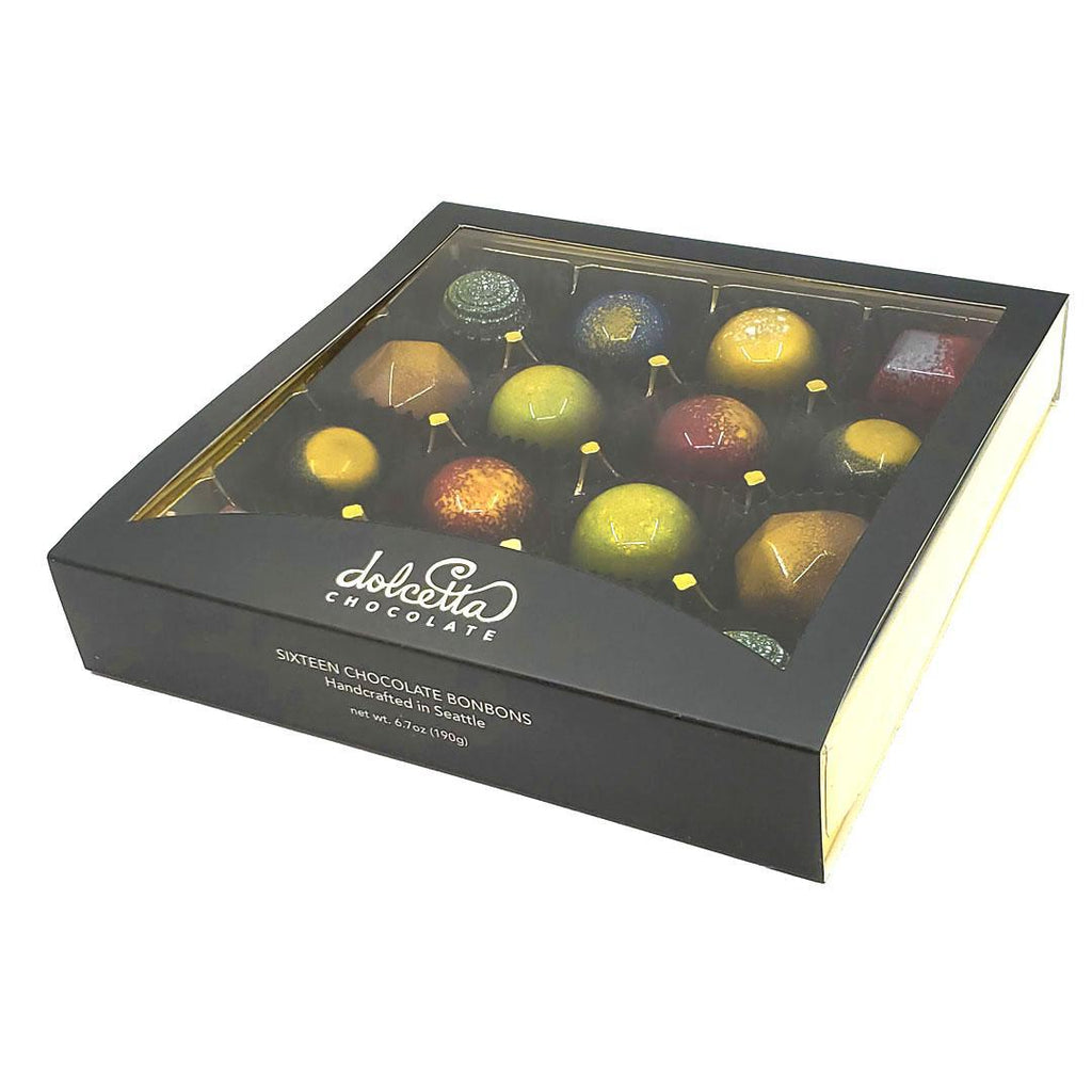 Holiday Bonbons - 16 Piece Holiday Assortment by Dolcetta Artisan Sweets